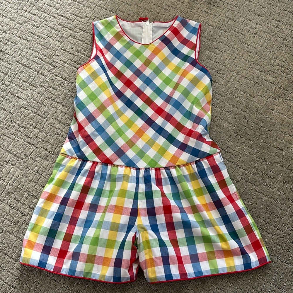 The Beaufort bonnet company plaid romper